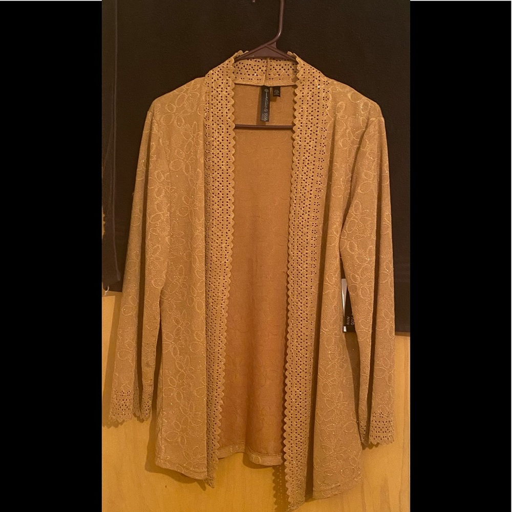 Gold embroidered shirt